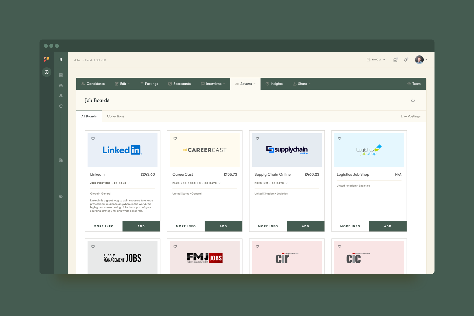 Pinpoint Job Board Integrations